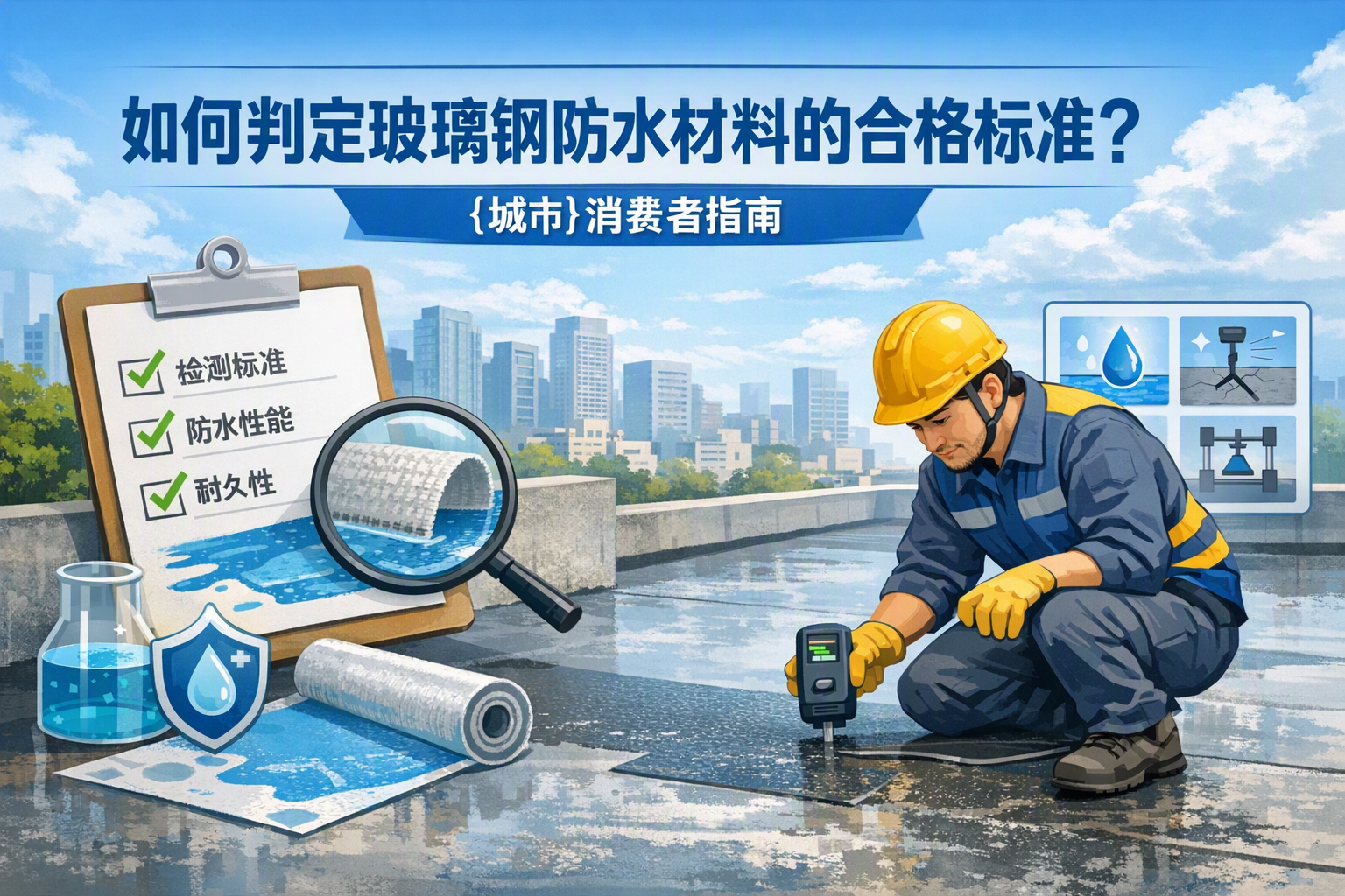 如何判定玻璃钢防水材料的合格标准？ 岳阳 消费者指南