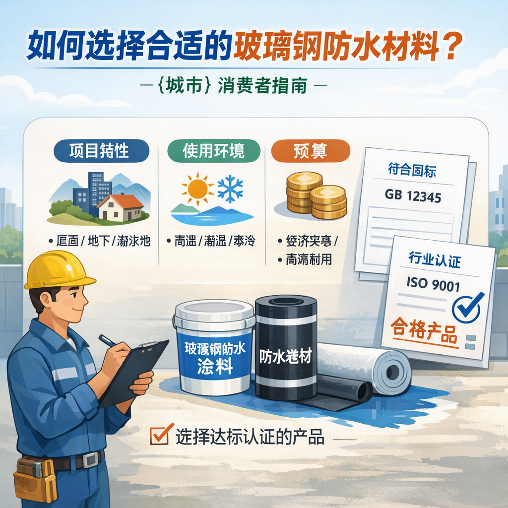 如何判定玻璃钢防水材料的合格标准? 岳阳 消费者指南