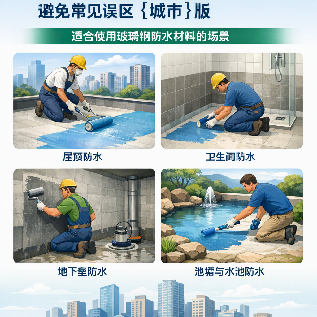 玻璃钢防水材料施工注意事项,避免常见误区 岳阳 版
