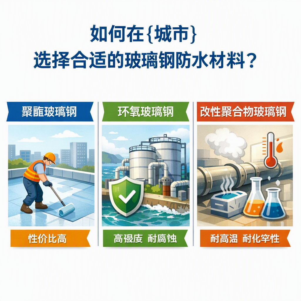 如何在岳阳选择合适的玻璃钢防水材料?