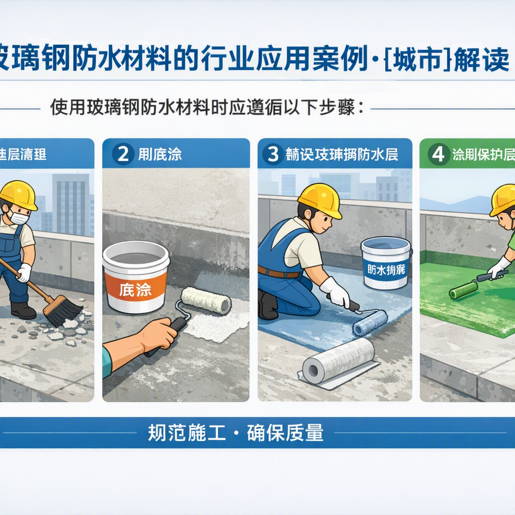玻璃钢防水材料的行业应用案例，岳阳解读