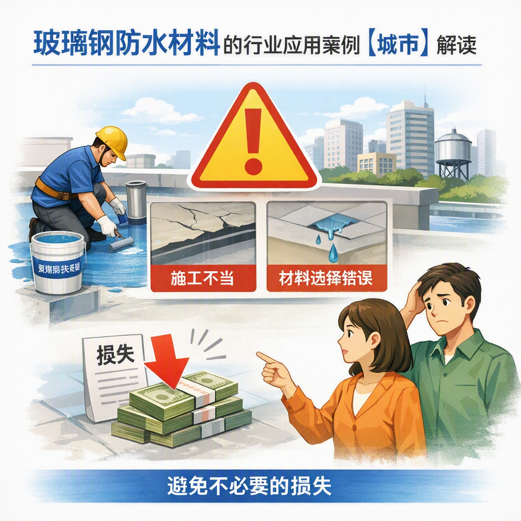 玻璃钢防水材料的行业应用案例，岳阳解读