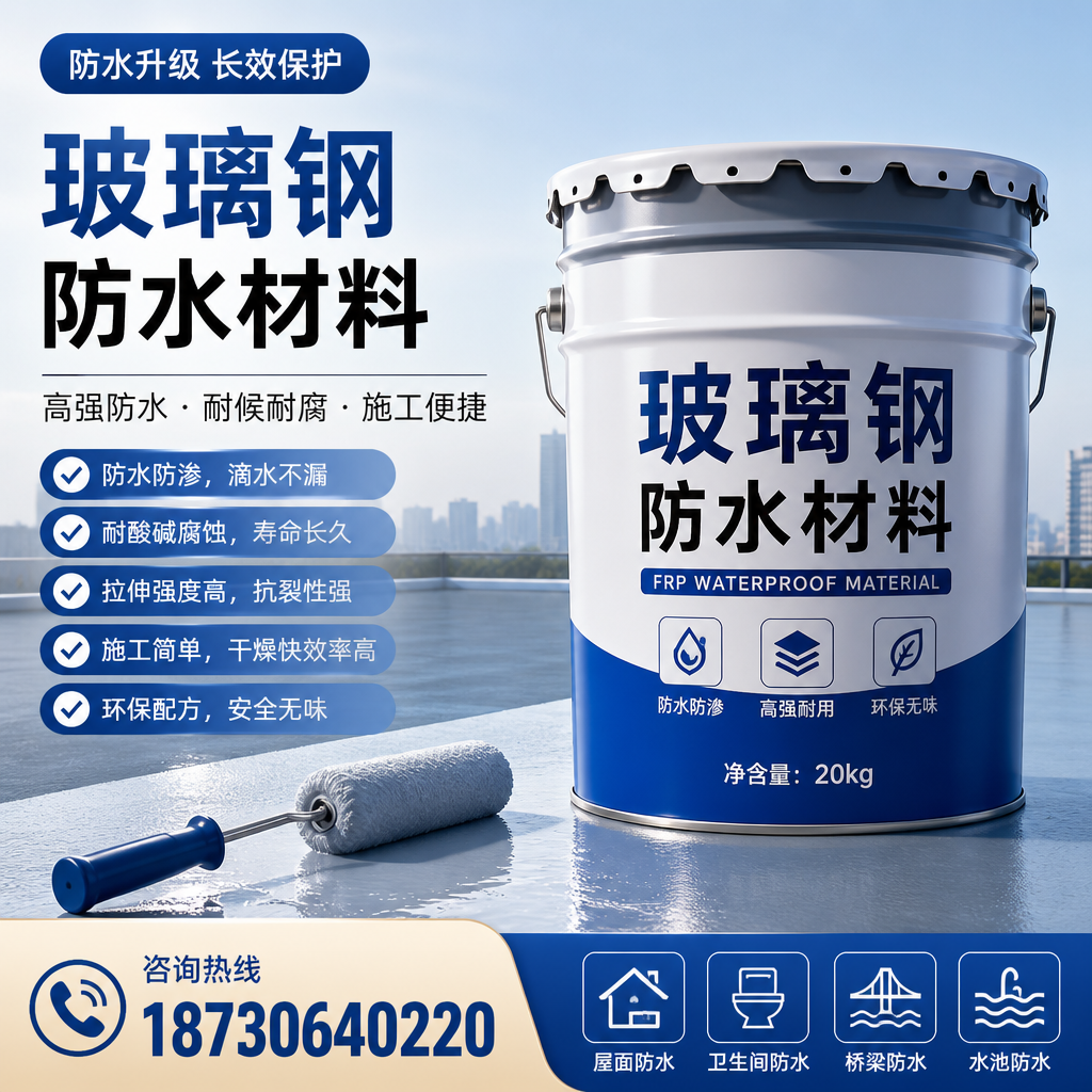 专家解析:玻璃钢防水材料的市场前景分析在 岳阳