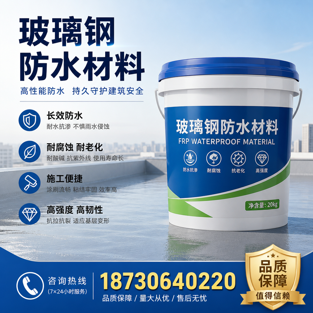 专家解析:玻璃钢防水材料的市场前景分析在 岳阳